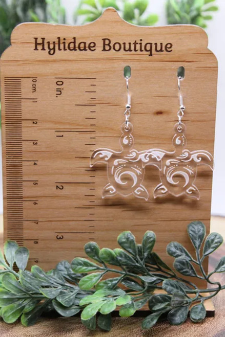 Sea Turtles || Dangle Earrings || Hypoallergenic
