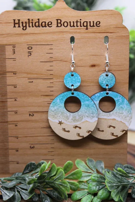 Foot Prints || Dangle Earrings || Hypoallergenic