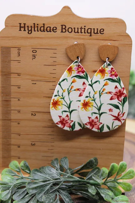 Day Lilies Dangle Earrings