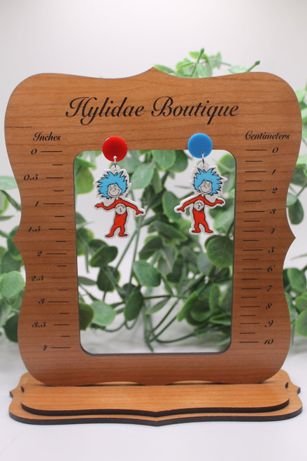 Thing 1 Thing 2 Dangle Earrings