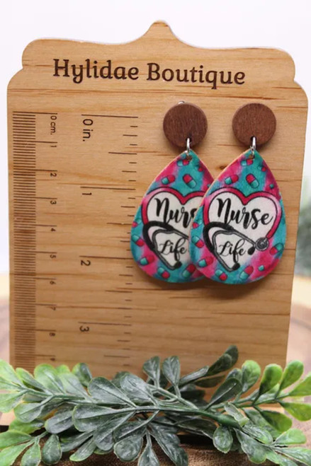 Nurse Life Dangle Earrings