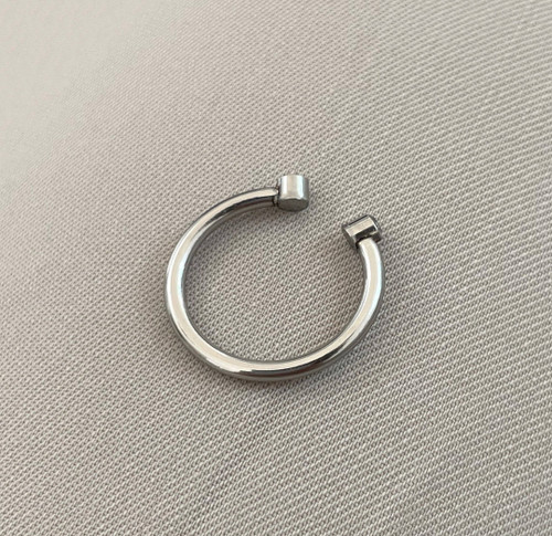 JOLIE SILVER CZ DIAMOND OPEN RING