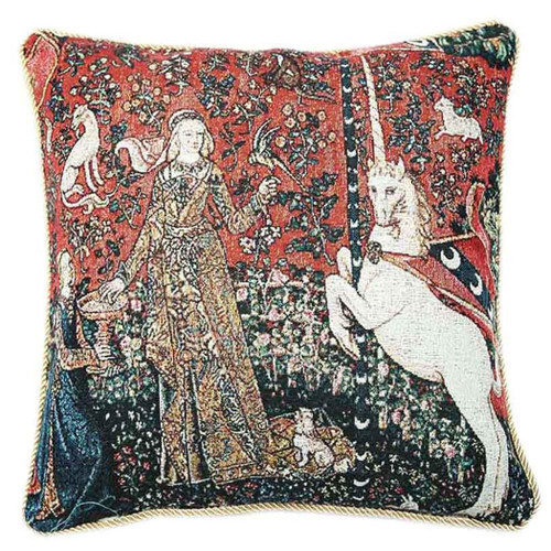 Lady And Unicorn Sense Of Taste Pillowcase/Cushion Cover Decorative Design Fashion Home Pillow 