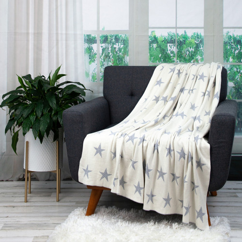 Parkland Collection Transitional 52" X 70" KNITTED Throw Blanket