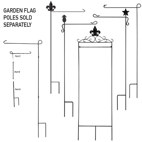 Flag Welcome Tulips 13x18