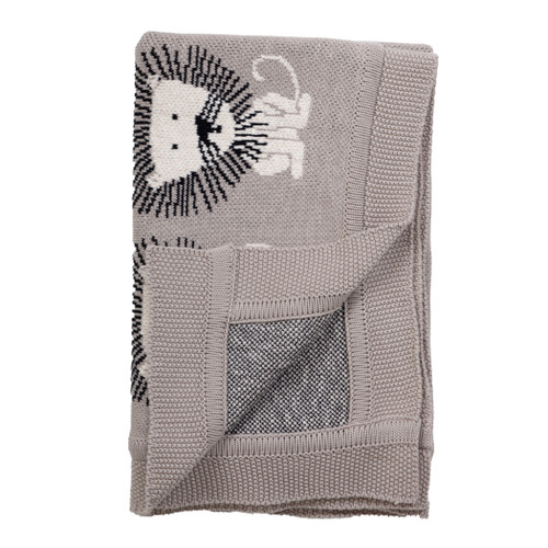 Parkland Collection Lion King Transitional Light KNITTED 32" X 40" Baby Blanket