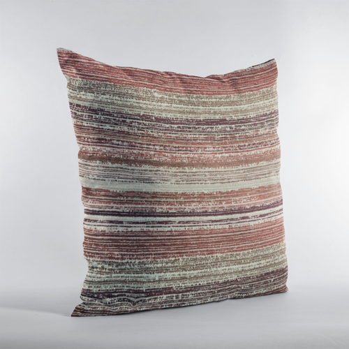 Plutus Multi-Color  Stripe Luxury Throw Pillow