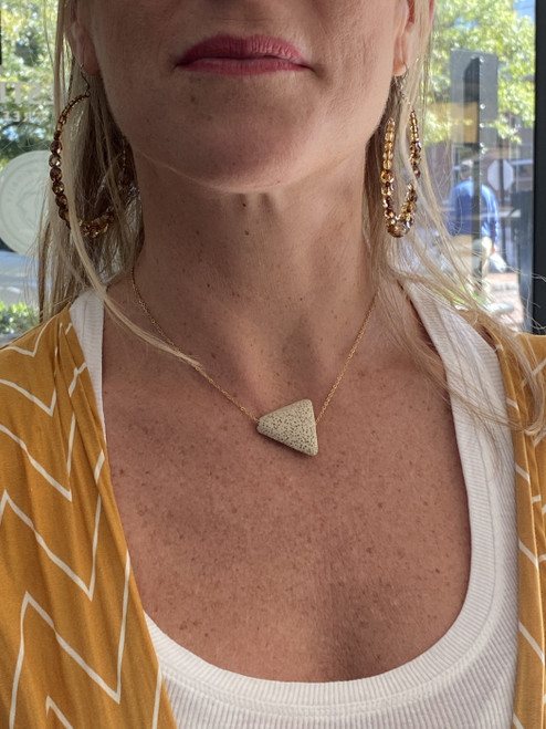 Lava Essence - Tracey Necklace SET with Citrus Bliss