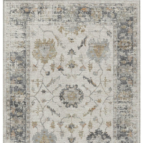 Floral Washable Indoor Outdoor Area Rug