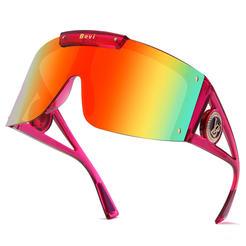 2736 Sunglasses - Red Rainbow C8