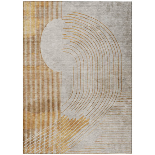 Geometric Washable Indoor Outdoor Area Rug
