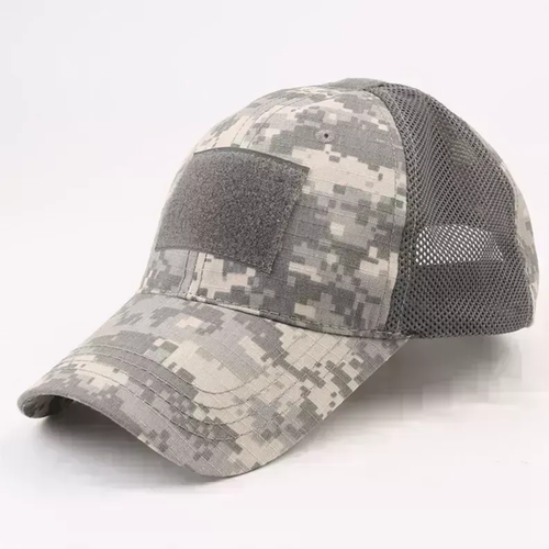 Military-Style Tactical Patch Hat with Adjustable Strap