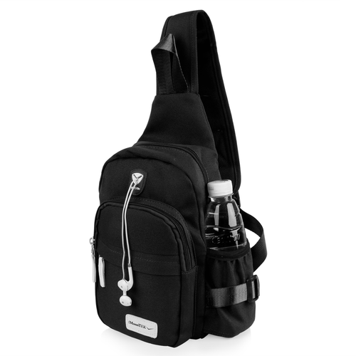 Unisex Sling Backpack Nylon Chest Shoulder Crossbody Bag
