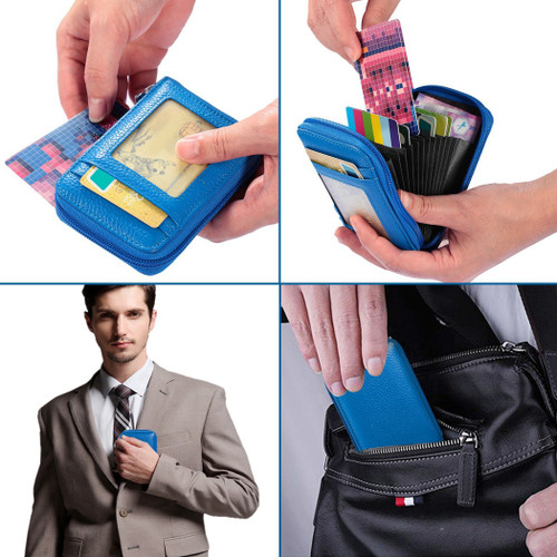 Leather Credit Card Wallet 