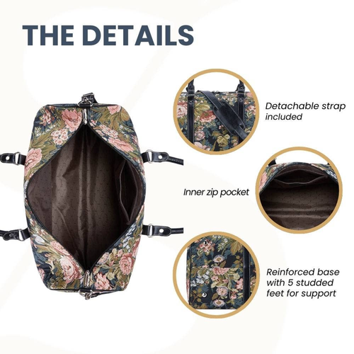 Peony Big Holdall Duffel Weekender Bag for Women