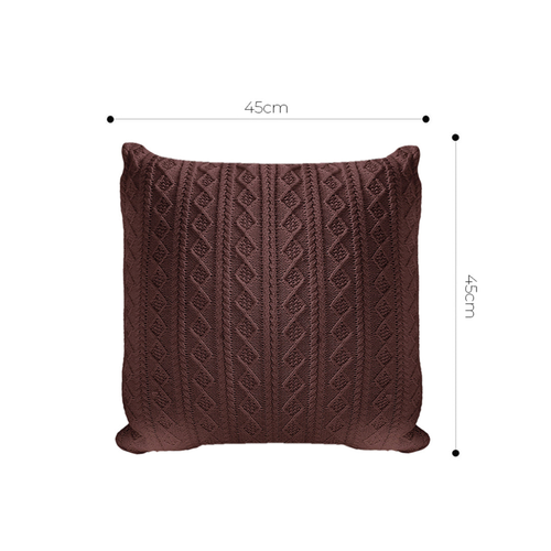 Cable Knit Luxury Pillowcases Cozy Decorative Cushion Covers for Sofa, BedHome Dcor