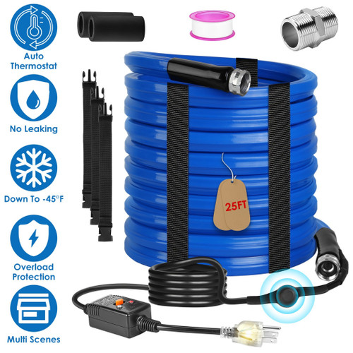 50FT Heated Water Hose for RV 