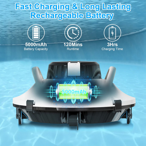 Cordless Robotic Pool Vacuum Cleaner