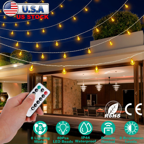 32.8Feet Globe String Lights 
