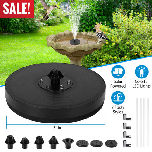 Solar Powered Fountain Pump