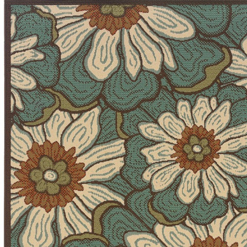 Blue Indoor Outdoor Area Rug