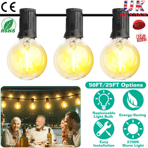50FT Decorative Globe String Lights 