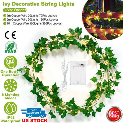 Artificial Ivy Battery Powered String Lights