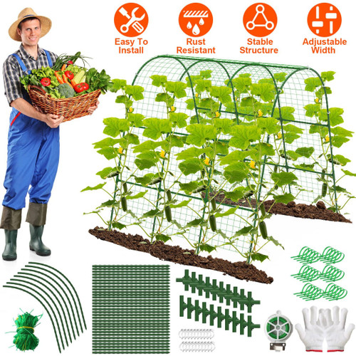 Cucumber Trellis for Raised Bed 