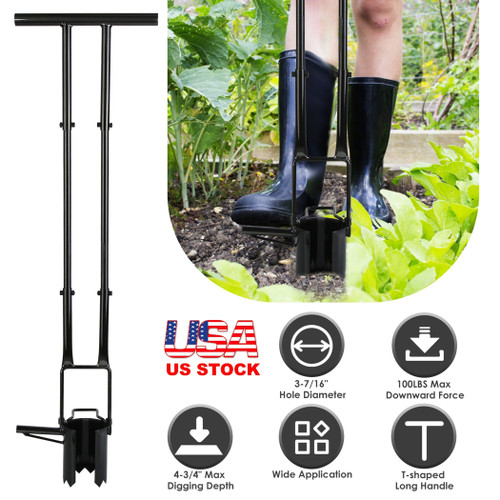 5 In 1 Bulb Planter Tool Long Handle 
