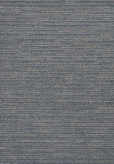 8' X 10' Denim Blue Abstract Indoor Outdoor Area Rug