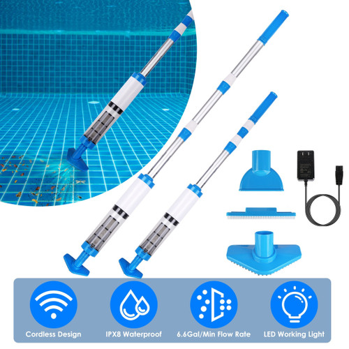Rechargeable Handheld Pool Vacuum Kit 