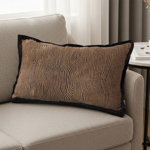 Textu Wave Lumbar Pillow Cover