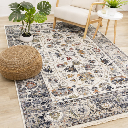 Floral Medallion Area Rug