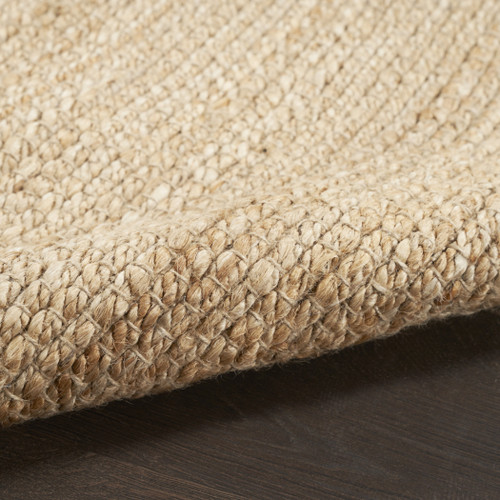 8' Natural Jute Flatweave Handmade Runner Rug