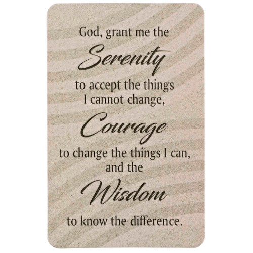 Pocketcard Serenity Prayer