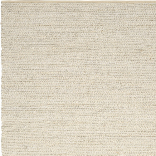 4' X 6' Ivory Jute Hand Woven Area Rug