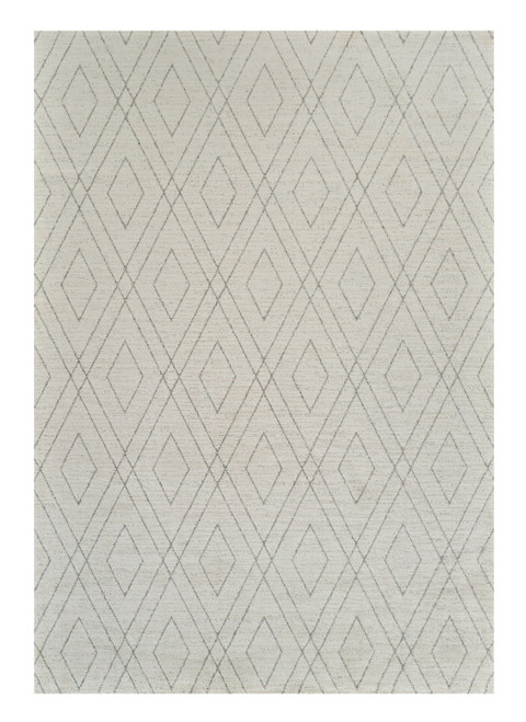 8' X 11' Beige and Gray Abstract Non Skid Area Rug
