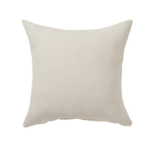 24" Brown And Gray Geometric Wool Blend Throw Pillow Cover