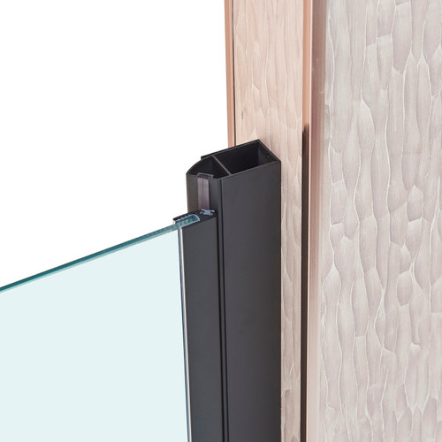 75" X 30" Aluminum and Tempered Glass Shower Door