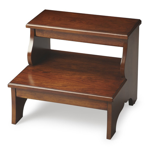 15"Chestnut Burl Step Stool