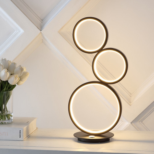 17" Black Novelty Table Lamp