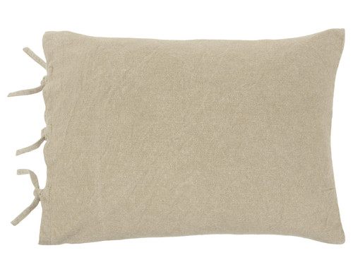 Natural Queen Cotton Washable Polyester Duvet Cover Set With Two Shams