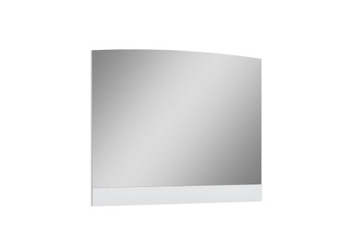 45" White Wood Framed Mounted Dresser Mirror