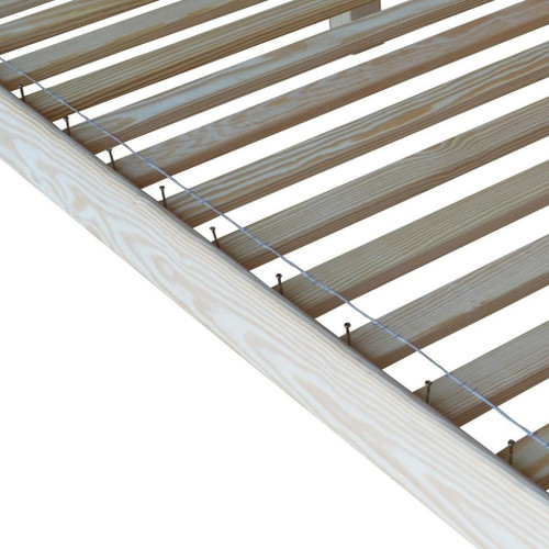 Natural Solid Wood Twin Bed Frame