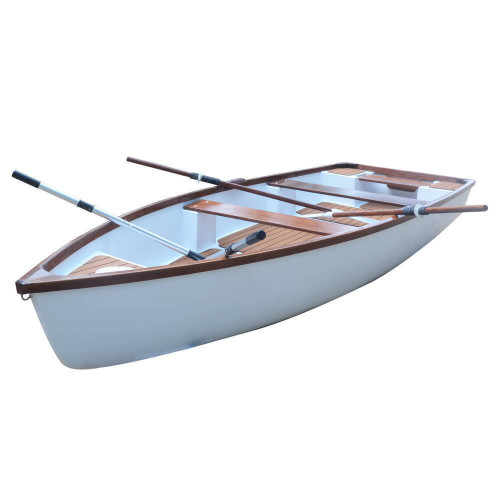 20" Unfinished Wood Hand Painted Model Boat