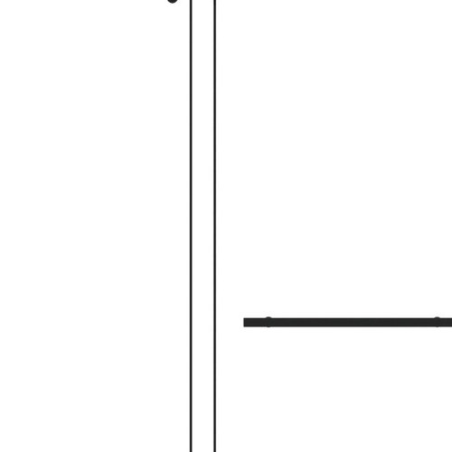 Set Of Two Tempered Glass Shower Doors