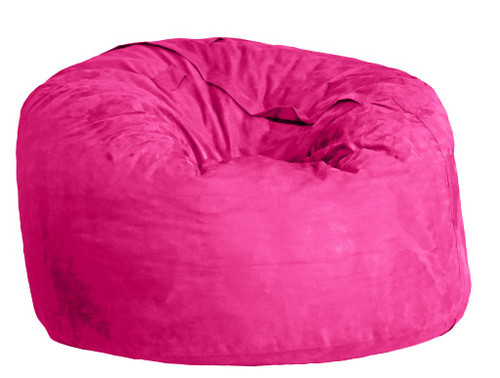 47" Pink Microsuede Classic Bean Bag