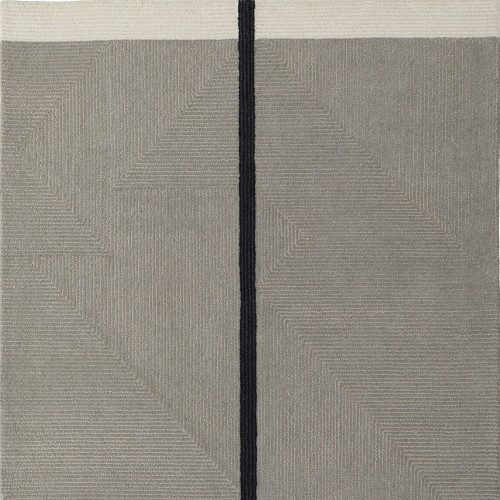 12' X 15' Black Gray And Taupe Wool Abstract Geometric Hand Tufted Area Rug