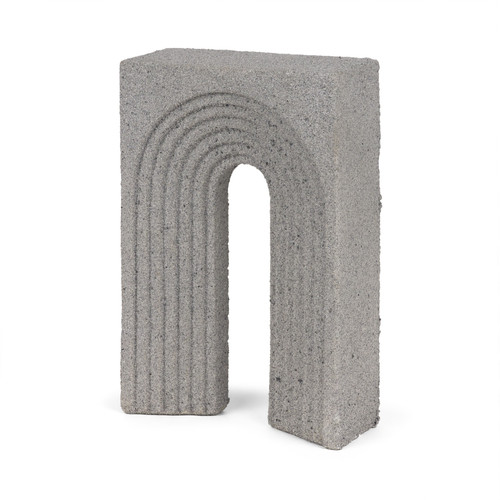 10" Gray Resin Tabletop Sculpture