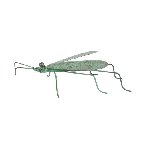 Set of Two Green Iron Garden Art